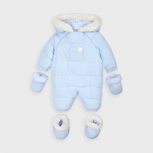baby blue snowsuit