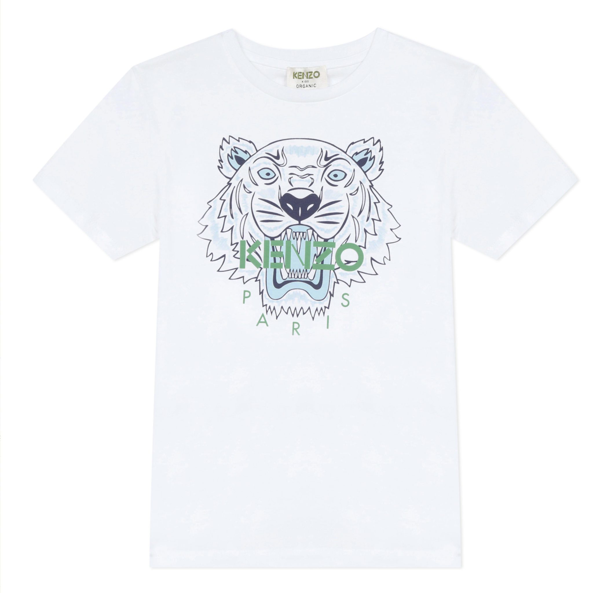 KENZO White Tiger T-Shirt 10768 - Little Angels Childrenswear