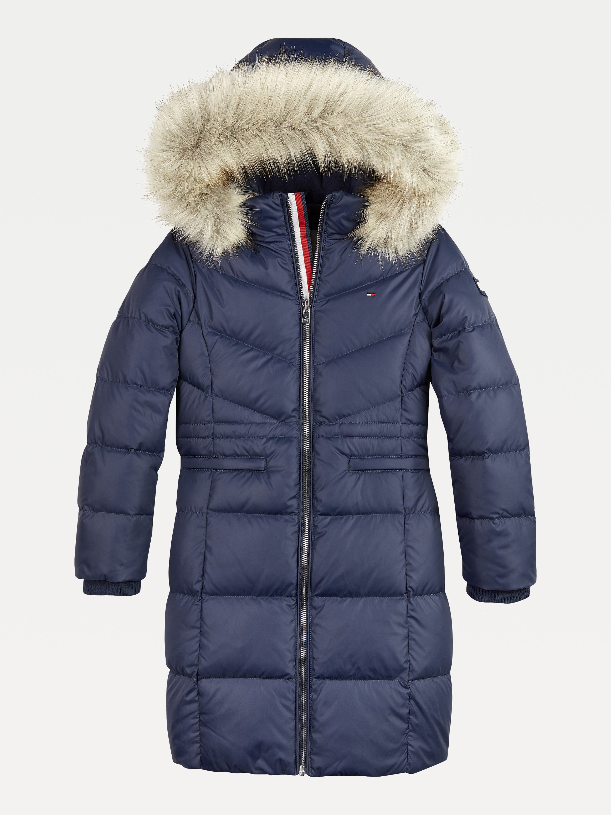 tommy hilfiger down jacket navy