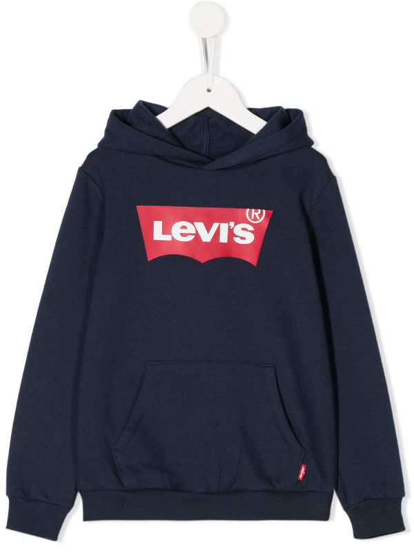 Levis Navy Hoodie 8E8778 - Little Angels Childrenswear