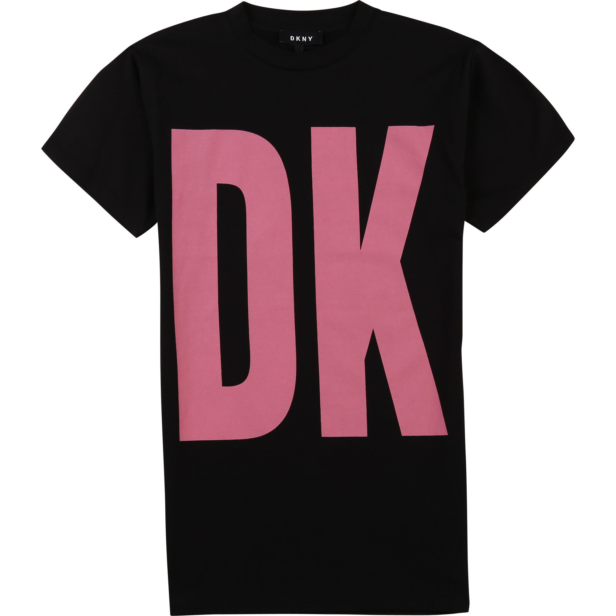 DKNY Black T-Shirt Dress D32777 - Little Angels Childrenswear