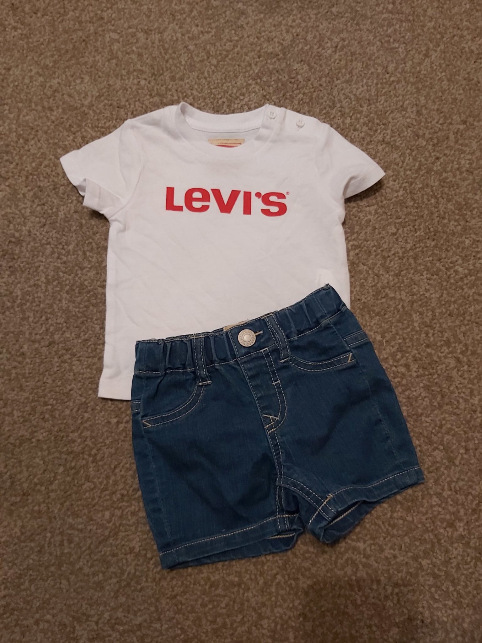 Levis Baby Shorts Set Little Angels Childrenswear