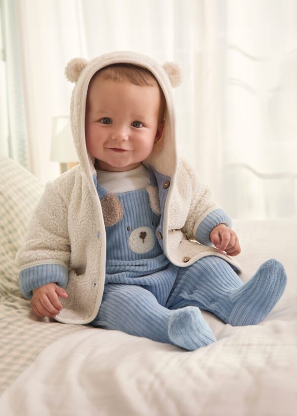 Mayoral Baby Reversible shearling Coat 2448