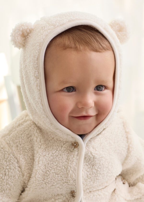 Mayoral Baby Reversible shearling Coat 2448 - Image 2