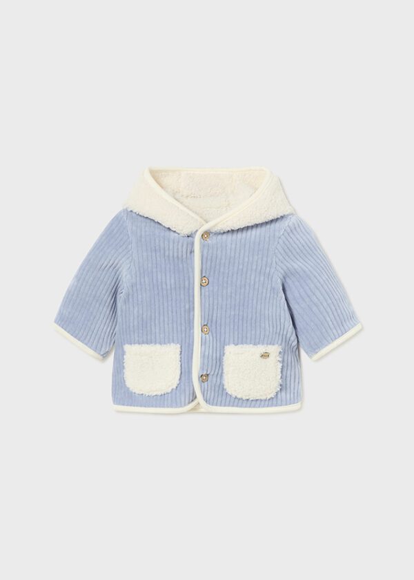 Mayoral Baby Reversible shearling Coat 2448 - Image 5