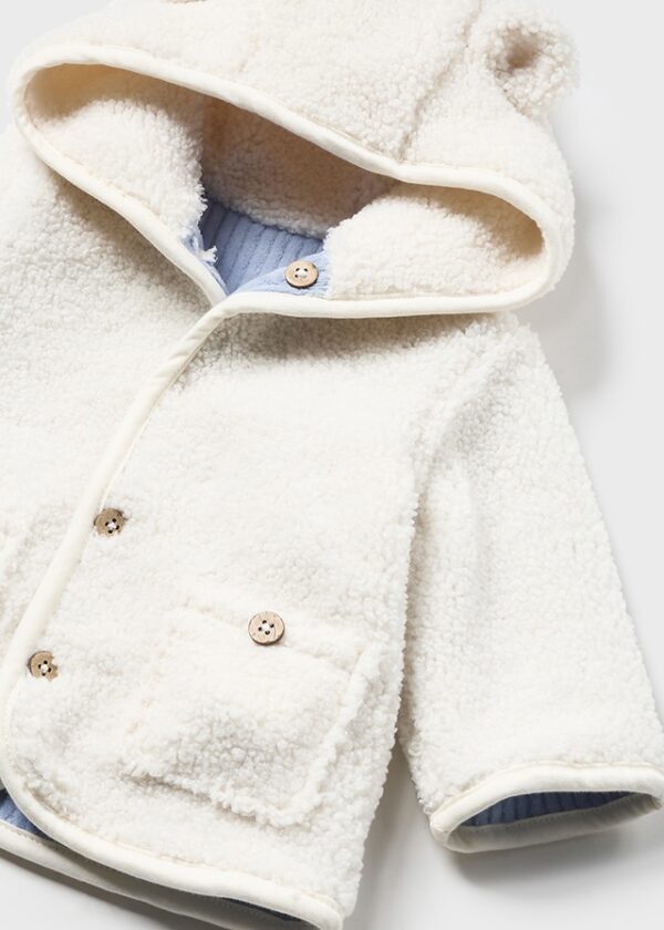 Mayoral Baby Reversible shearling Coat 2448 - Image 4