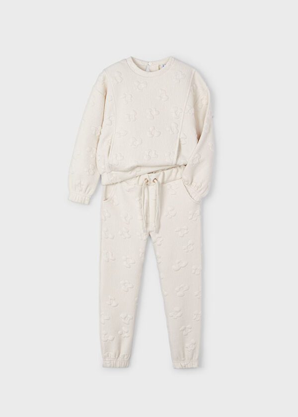 Mayoral Cream Padded Tracksuit 4891