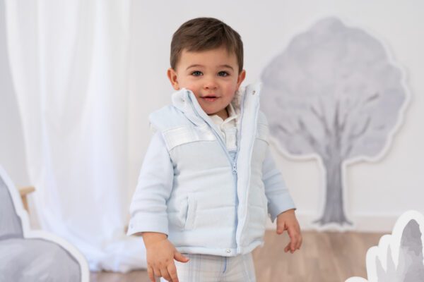 Tutto Piccolo Blue Gilet 8610