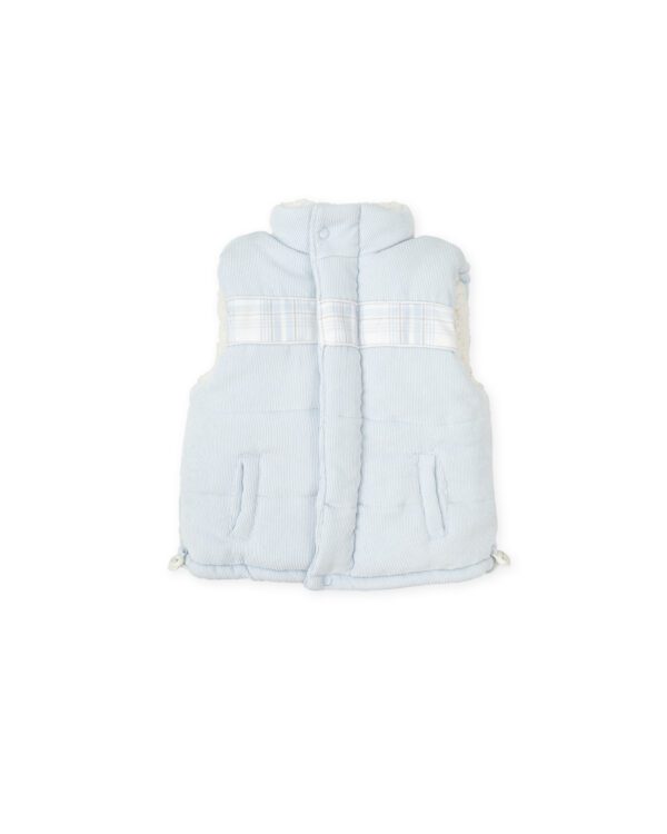 Tutto Piccolo Blue Gilet 8610 - Image 3