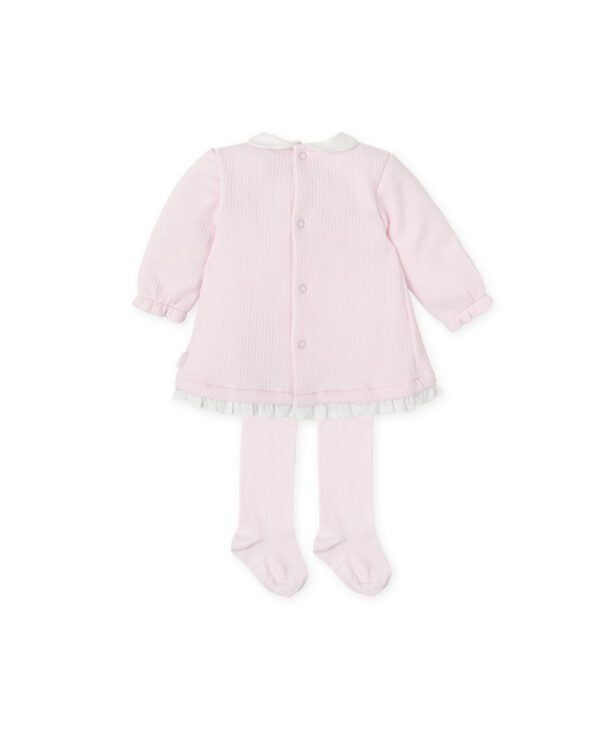 Tutto Piccolo Pink Dress & Tights 8783 - Image 3