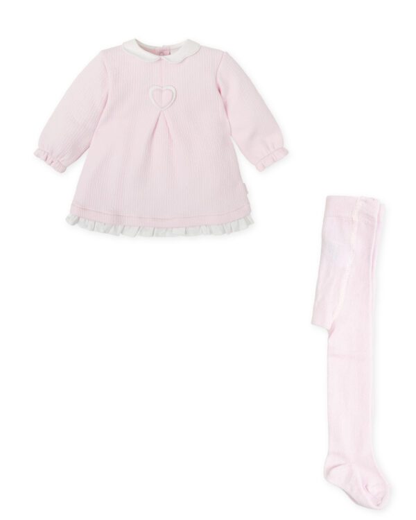 Tutto Piccolo Pink Dress & Tights 8783 - Image 4