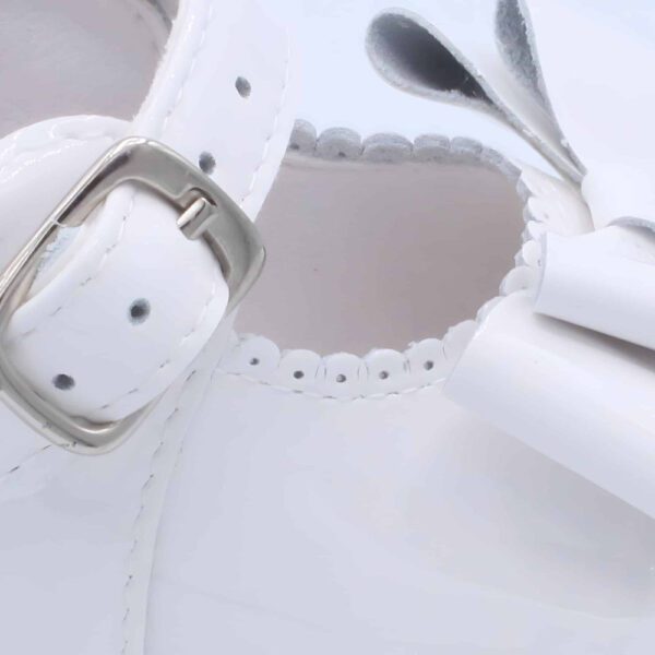 Borboleta Catia White Patent Shoes - Image 3