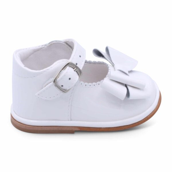 Borboleta Catia White Patent Shoes - Image 2