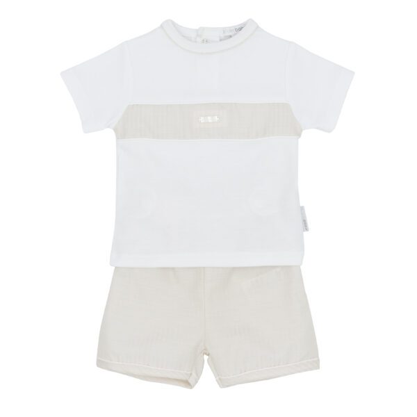 Blues Baby Girona Beige Shorts Set 1822