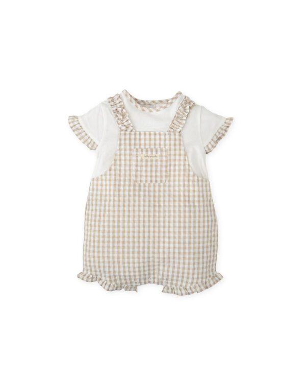 Tutto Piccolo Beige Romper 2426