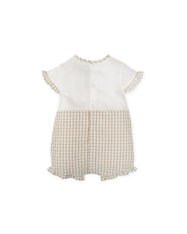 Tutto Piccolo Beige Romper 2426 - Image 3