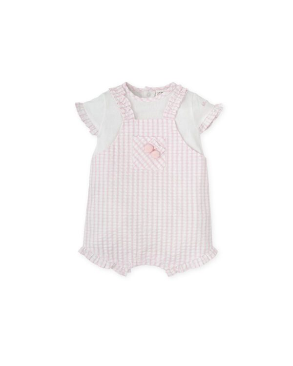 Tutto Piccolo Pink Romper 2433 - Image 3