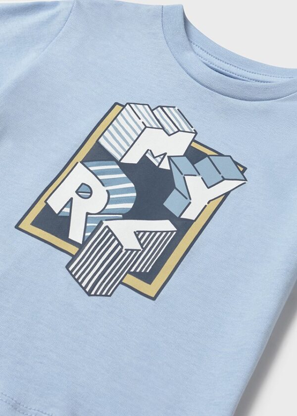 Mayoral Toddler Blue T-Shirt 106 - Image 2