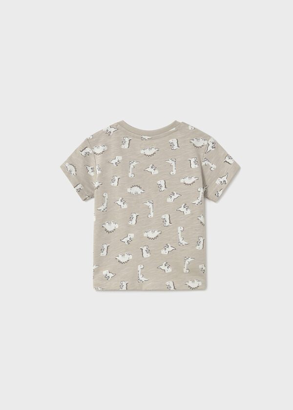 Mayoral Toddler Beige Printed T-Shirt 1058 - Image 3