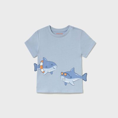 Mayoral Toddler Shark T-Shirt 1061