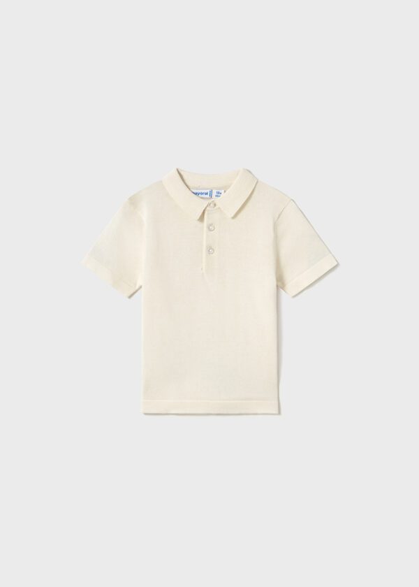 Mayoral Toddler Cream Polo 1106