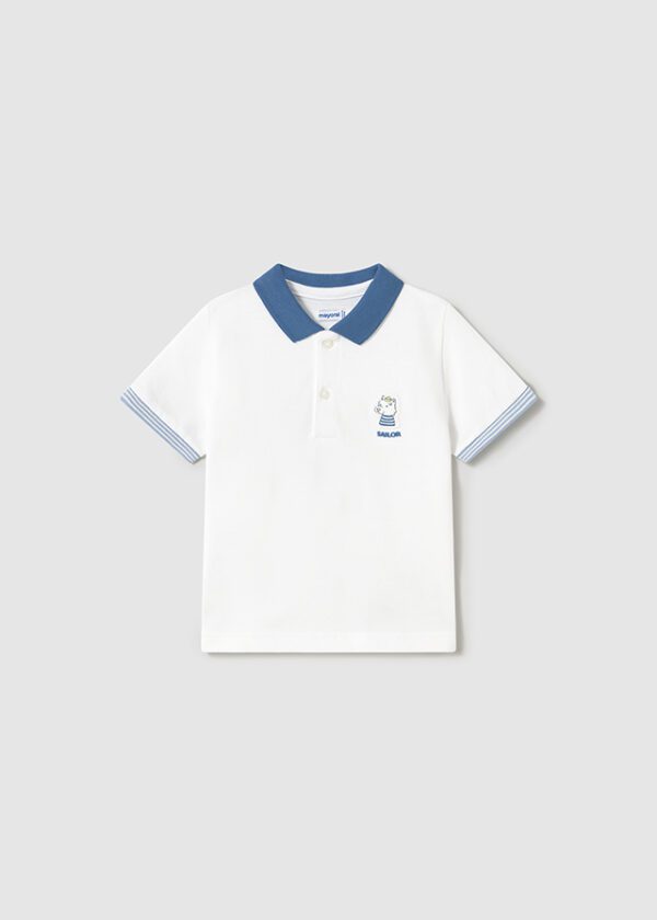 Mayoral Toddler White Polo 1108