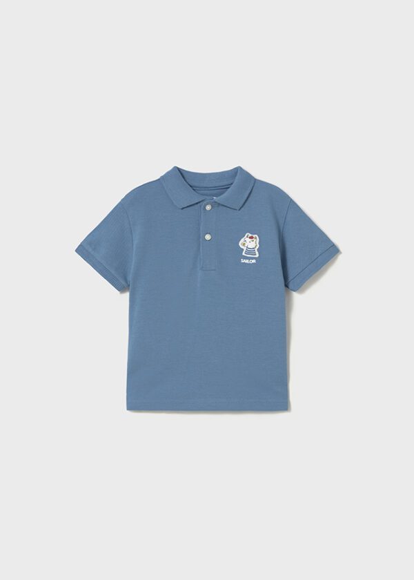 Mayoral Toddler Blue Polo 1108