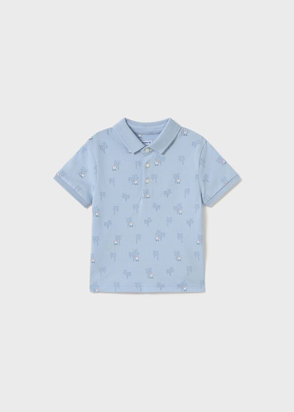 Mayoral Toddler Blue Polo 1109