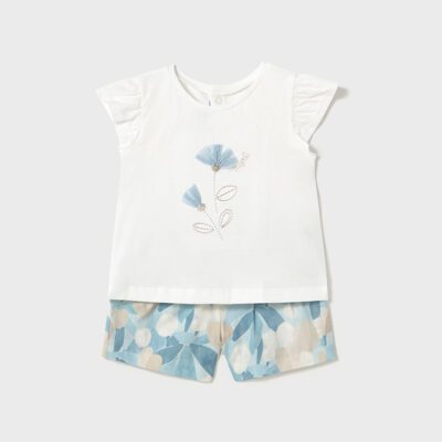 Mayoral Toddler Blue Shorts Set 1237