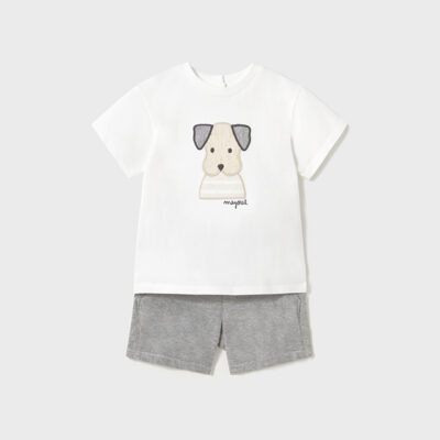 Mayoral Toddler Grey Shorts Set 1252