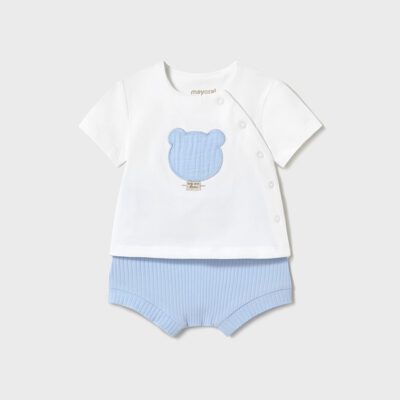 Mayoral Baby Blue Bloomers Set 1259
