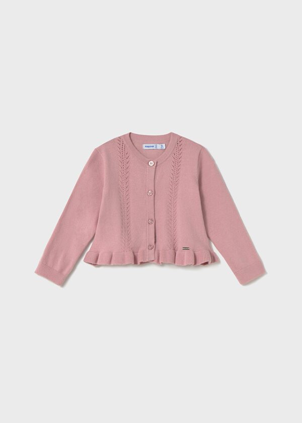 Mayoral Toddler Pink Cardigan 1398