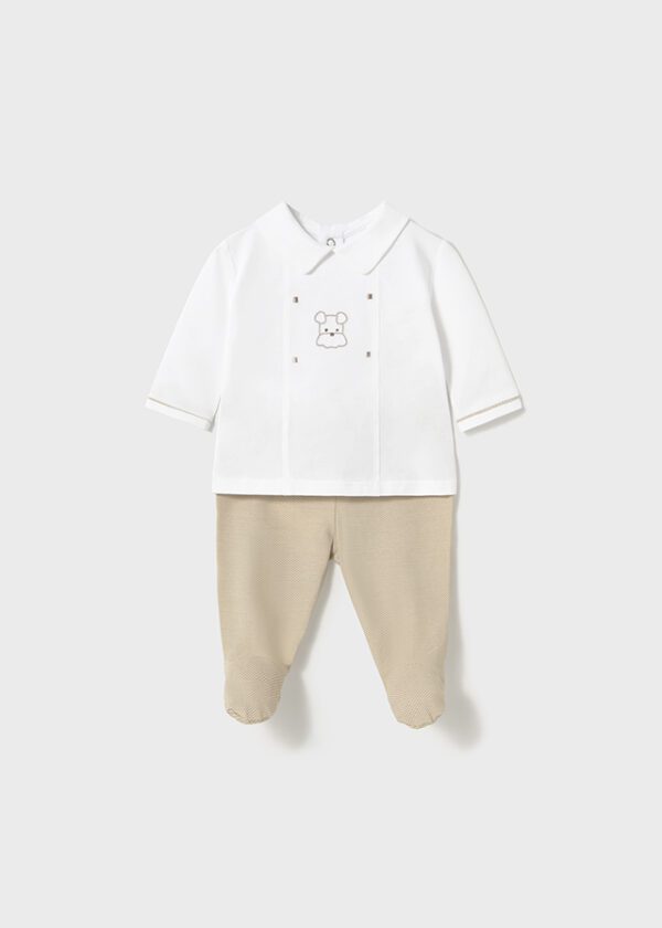 Mayoral Baby Beige 2 Piece Set 1558