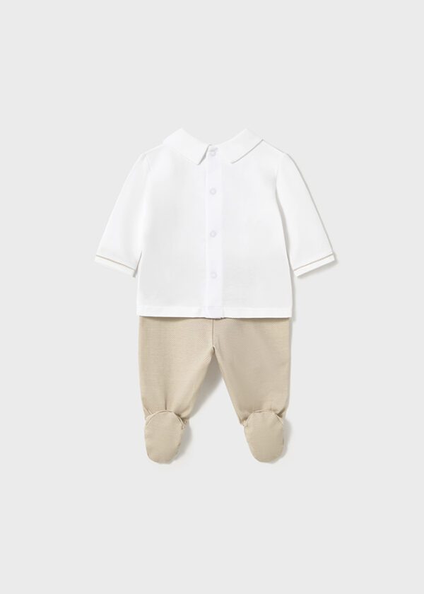 Mayoral Baby Beige 2 Piece Set 1558 - Image 3