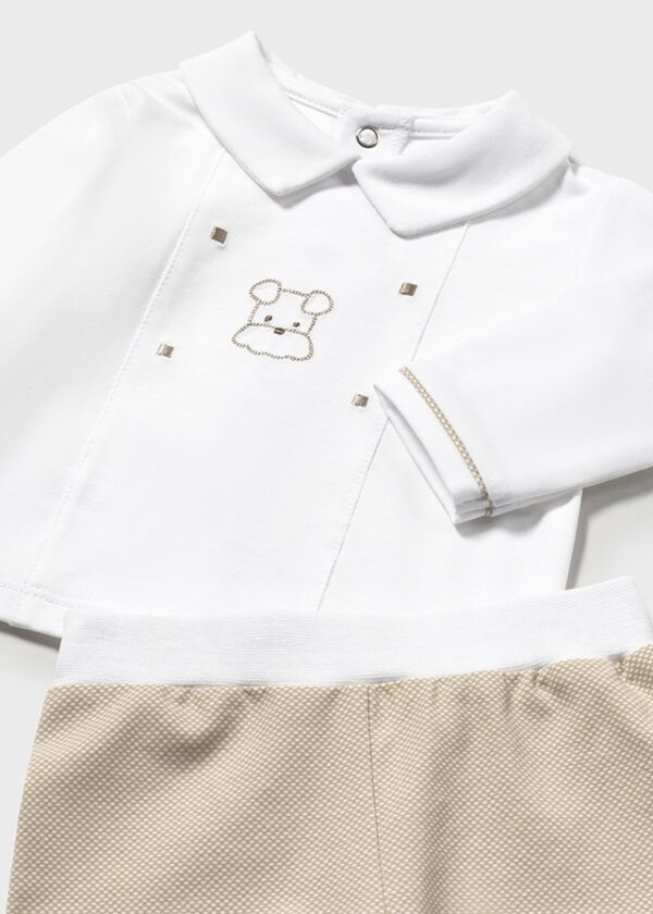 Mayoral Baby Beige 2 Piece Set 1558 - Image 2