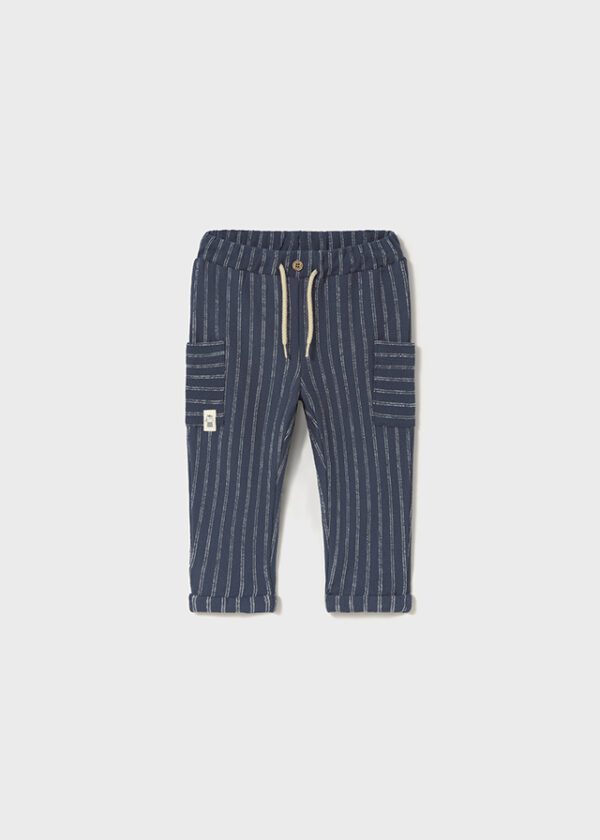 Mayoral Toddler Navy Stripe Trousers 1584