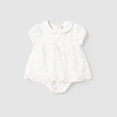 Mayoral Baby Cream Romper 1666