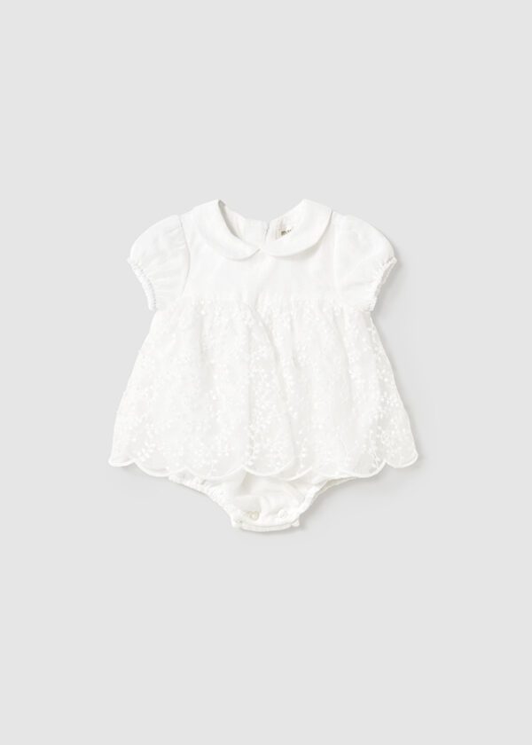 Mayoral Baby Cream Romper 1666