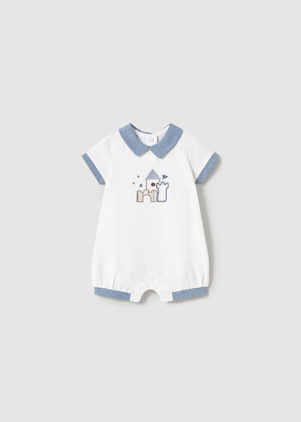 Mayoral Baby Blue Romper 1708