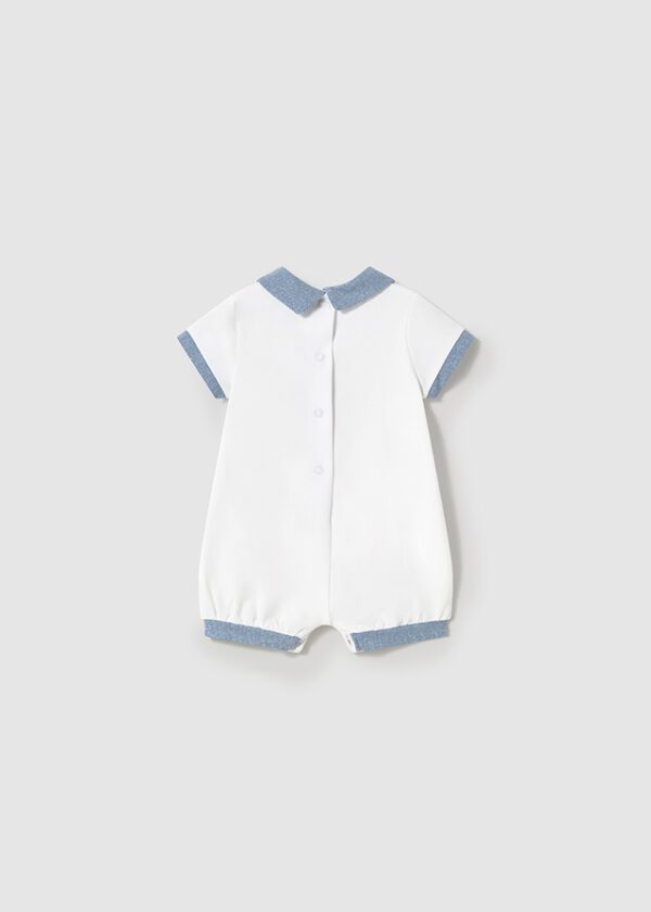 Mayoral Baby Blue Romper 1708 - Image 3