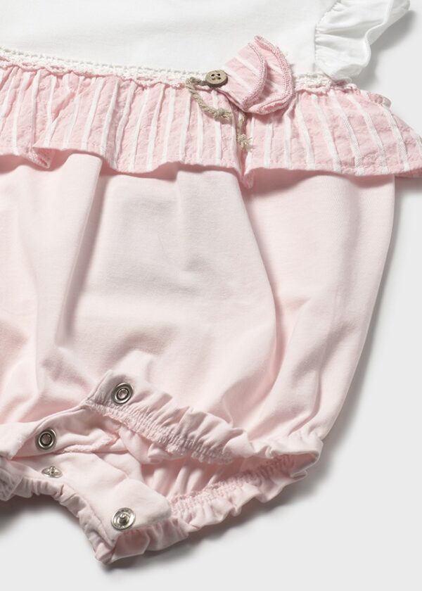 Mayoral Baby Pink Romper 1748 - Image 2