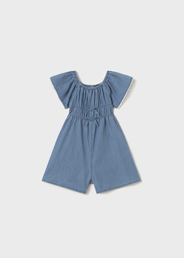 Mayoral Toddler Blue Romper 1838