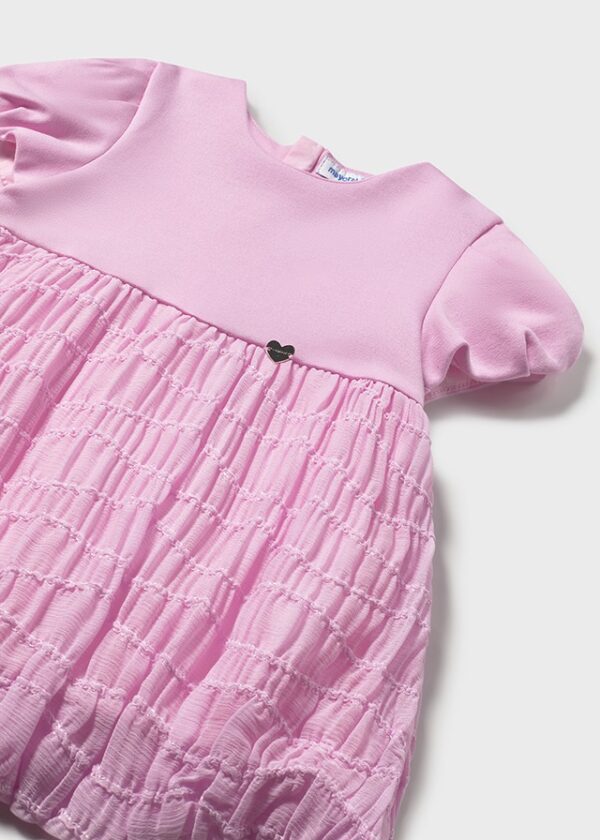 Mayoral Toddler Pink Dress 1983 - Image 2