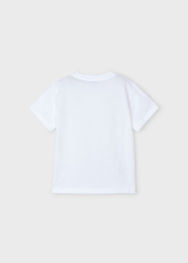 Mayoral White T-Shirt 3032 - Image 3