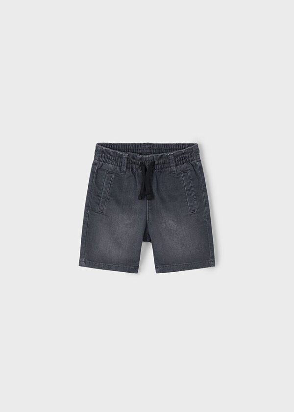 Mayoral Charcoal Denim Shorts 3222