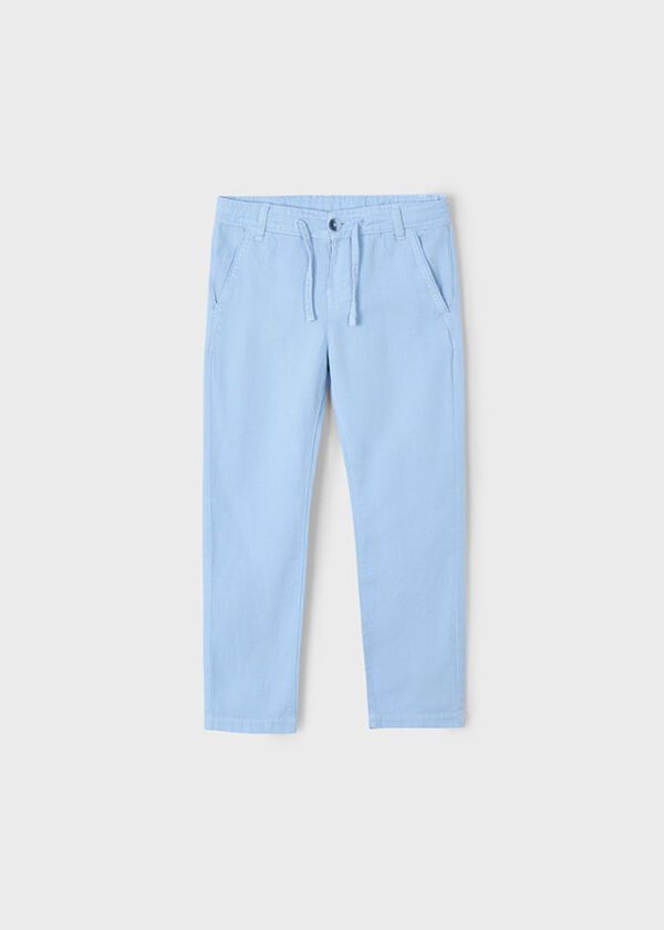 Mayoral Light Blue Linen Trousers 3568