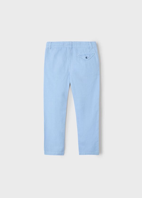 Mayoral Light Blue Linen Trousers 3568 - Image 3