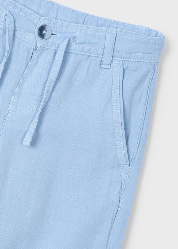 Mayoral Light Blue Linen Trousers 3568 - Image 2