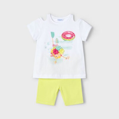 Mayoral Lemon Shorts Set 3708