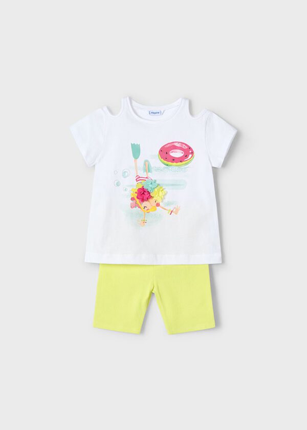 Mayoral Lemon Shorts Set 3708